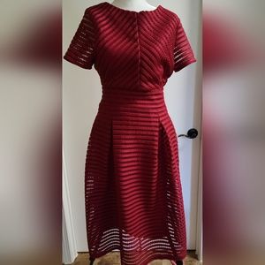 Boohoo || Red Midi Dress||